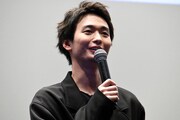 映画「NEW GROUP」完成披露上映会に登壇した青木柚