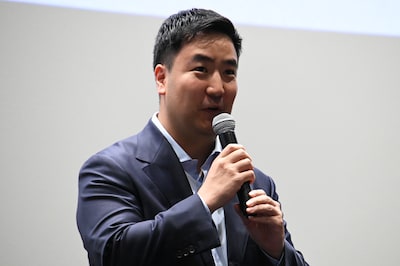 映画「NEW GROUP」完成披露上映会に登壇した下津優太