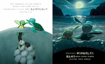 「すすめ、ウミガメ」中面