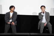 「メモリィズ」アフタートーク付き試写会より、左から坂西未郁、柄本佑