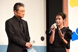 左から船越英一郎、宮内ひとみ