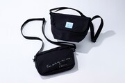 「細田守の原点／展」オリジナルグッズ。Manhattan Portage メッセンジャーバッグ 時をかける少女 1万6500円 / ジョガーバッグ 時をかける少女 1万3200円
