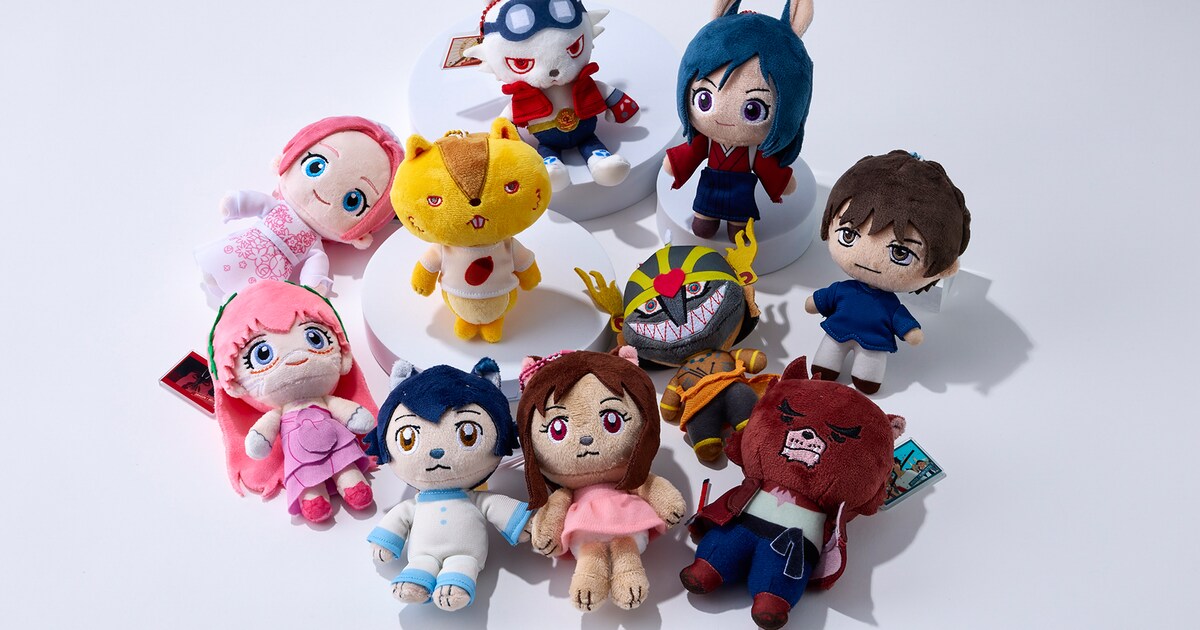 細田守の原点／展」オリジナルグッズ。アクリルチャーム付きマスコット 