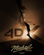 マイケル・ジャクソンの伝記映画「Michael／マイケル」4DX版ポスタービジュアル