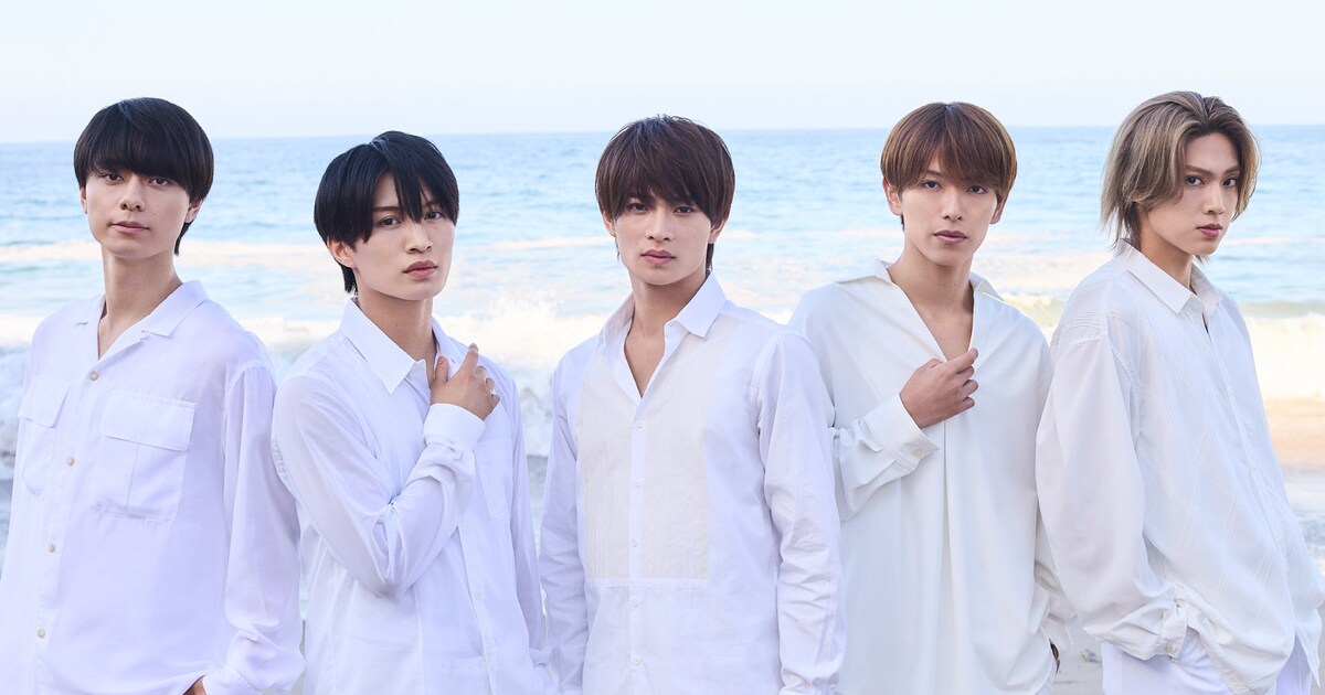 ACEesのメンバー。左から作間龍斗、那須雄登、浮所飛貴、深田竜生 