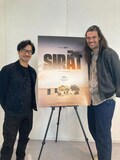 ゲームクリエイター・小島秀夫（左）のラブコールにより、「シラート」の監督オリベル・ラシェ（右）が来日した際に対談が実現した