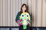 「新劇場版☆ケロロ軍曹 復活して速攻地球滅亡の危機であります！」で熊本のアナウンサーを演じたスザンヌ