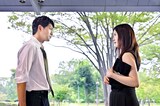 ドラマ「最愛」より、松下洸平演じる刑事・宮崎大輝（左）、吉高由里子演じる真田梨央（右）