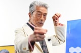 和製ドラゴンこと倉田保昭。アクション映画「夢物語 Episode3『不思議の国のドラゴン』」の舞台挨拶では、サモ・ハンとのエピソードを語った
