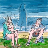映画「DIE MY LOVE／ダイ・マイ・ラブ」今日マチ子の描き下ろしイラスト
