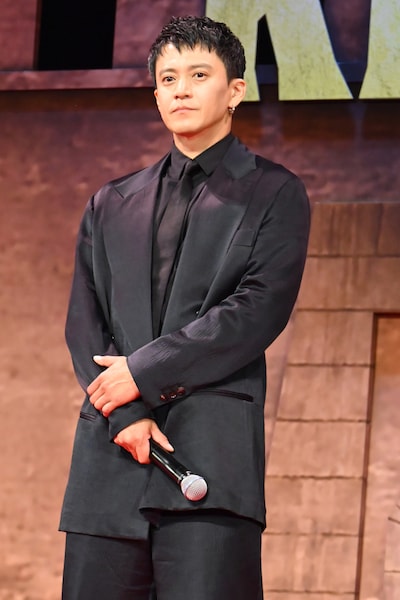 映画「キングダム 魂の決戦」ワールドプレミアにて、李牧（りぼく）役の小栗旬