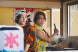 映画「ウォーターガーディアンズ」場面写真。左から陽人（演：長野蒼大）、雄登（演：砂田将宏）