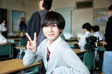 映画「山口くんはワルくない」メイキング写真より、永岡蓮王（AmBitious）