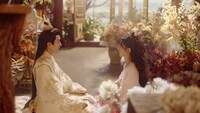 中国ドラマ「花散る季節、君に愛を誓う」場面写真。物語の舞台となるのは世界が仙界・妖界・人界にわかれ、仙界に中天・西海・北仙界がある時代