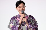 映画「山口くんはワルくない」の舞台挨拶に登壇した上坂樹里