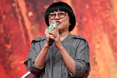 アニメ映画「新劇場版☆ケロロ軍曹 復活して速攻地球滅亡の危機であります！」公開直前イベントに登壇した小桜エツコ