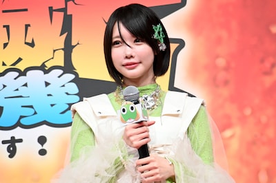 アニメ映画「新劇場版☆ケロロ軍曹 復活して速攻地球滅亡の危機であります！」公開直前イベントに登壇したあの
