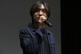 「死ねばいいのに」試写会に登壇したThis is LASTの菊池陽報