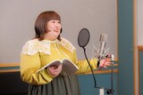 映画「ベベフィン・ザ・ムービー：うたとまほうのピンキッツワールド」ゲスト声優のかなで（3時のヒロイン）。おしゃべりが大好きな恐竜・プテラノドン役を担う