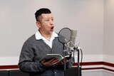 映画「ベベフィン・ザ・ムービー：うたとまほうのピンキッツワールド」ゲスト声優のケンドーコバヤシ。歌と子供が大好きな恐竜・ティーレックス役を担う