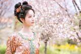 ティエン・シーウェイ（田曦薇）演じる中国ドラマ「子夜帰」のヒロイン・武禎。皇后の妹でありながら、夜になると猫の妖怪へ姿を変える ©Shanghai Linmon Pictures. Co., Limited.