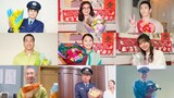 小池栄子主演のNHKドラマ「ムショラン三ツ星」の撮了を迎えたキャストたち。上段左から中村蒼、ともさかりえ、玉置玲央。中段左から関口メンディー、小池栄子、小坂菜緒。下段左からひょうろく、生瀬勝久、國村隼