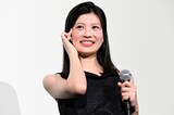 映画「シンシン アンド ザ マウス／SINSIN AND THE MOUSE」公開記念舞台挨拶に登壇した中田青渚