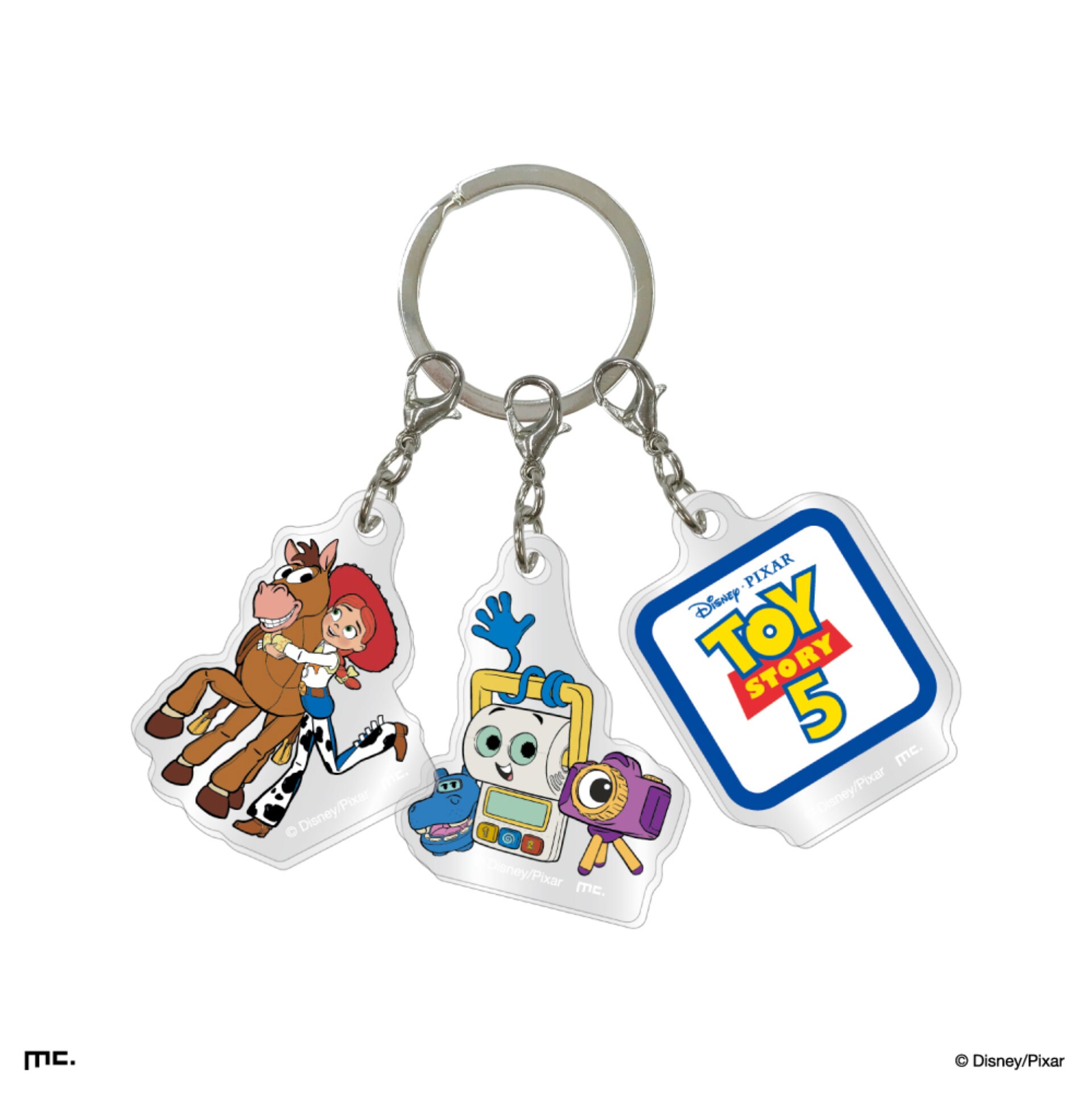3連アクリルキーホルダー（ジェシー＆ブルズアイ / 税込990円） [画像