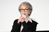 映画「あの星が降る丘で、君とまた出会いたい。」完成披露試写会に登壇した倍賞千恵子