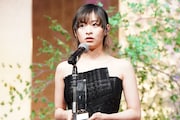 第52回放送文化基金賞贈呈式に登壇した森七菜