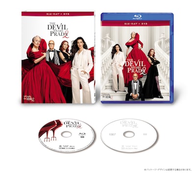 「プラダを着た悪魔2」ブルーレイ+DVD セット展開図（税込5390円）