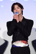 映画「ブルーロック」ワールドプレミアイベントに出席したK（凪誠士郎役）