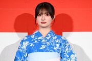 ホラー映画「口に関するアンケート」舞台挨拶に登壇した吉川愛
