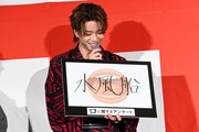 ホラー映画「口に関するアンケート」舞台挨拶に登壇した森愁斗（BUDDiiS）