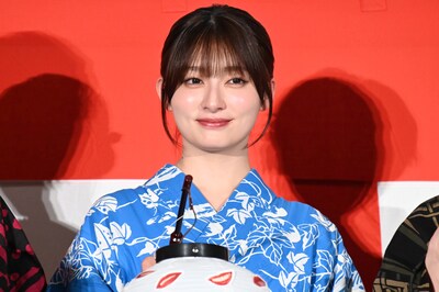 ホラー映画「口に関するアンケート」舞台挨拶に登壇した吉川愛