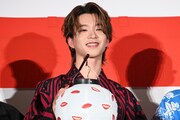 ホラー映画「口に関するアンケート」舞台挨拶に登壇した森愁斗（BUDDiiS）