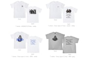 写真展「Once Upon A Time!」で販売されるオリジナルTシャツ（全4種類・各税込6800円）