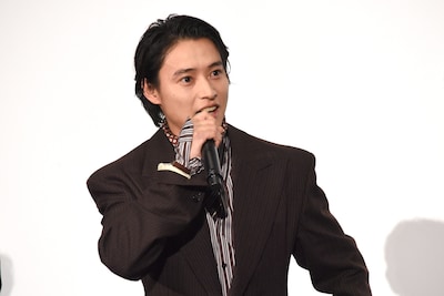 映画「キングダム 魂の決戦」初日舞台挨拶より、山﨑賢人