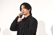 映画「キングダム 魂の決戦」初日舞台挨拶より、志尊淳
