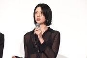 映画「キングダム 魂の決戦」初日舞台挨拶より、三吉彩花