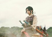 映画「キングダム 大将軍の帰還」場面写真。佐久間由衣演じるカイネ ©︎原泰久/集英社 ©︎2024映画「キングダム」製作委員会