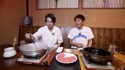「ごぶごぶ」2時間スペシャルより、山下智久（左）と浜田雅功（右）