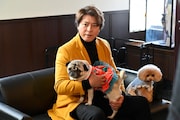 ドラマ「問題物件」より、上川隆也演じる過剰なまでに犬に肩入れする主人公・犬頭光太郎