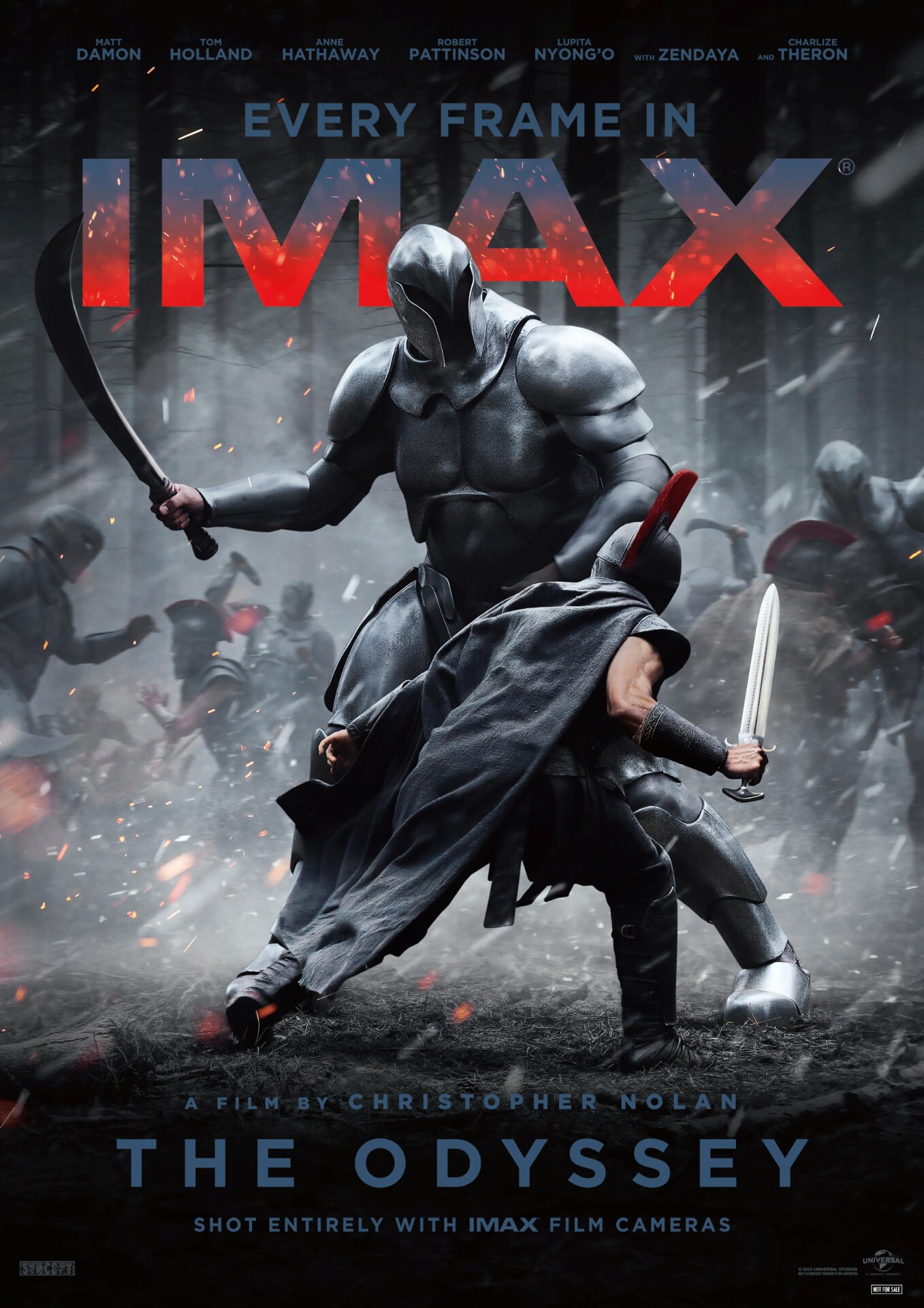 映画「オデュッセイア」IMAX先行上映時から配布される「IMAX限定A3