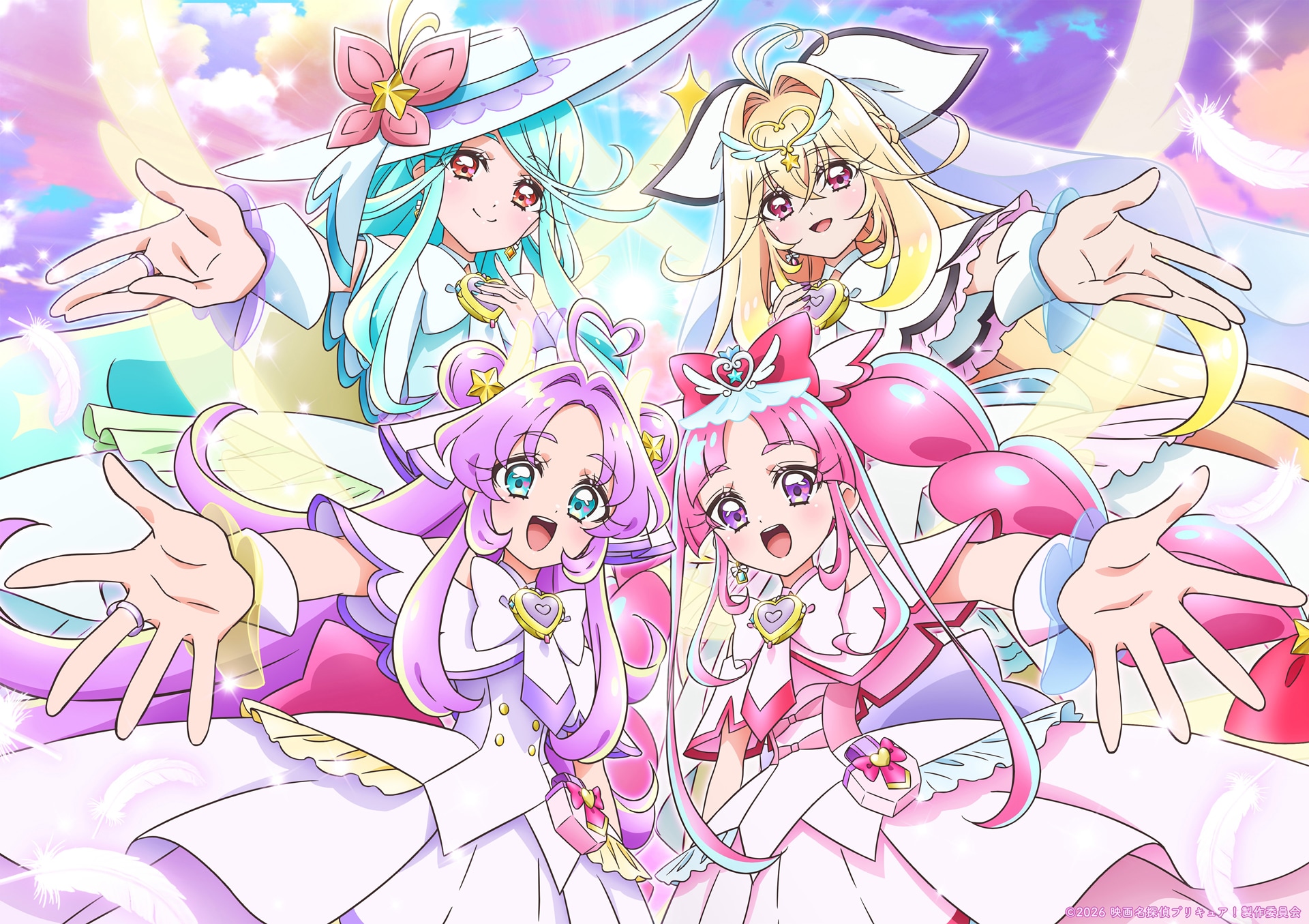 名探偵プリキュア キュアミスティック まとめ売り 名探偵プリキュア！」キュアミスティックら3人の映画限定フォーム解禁