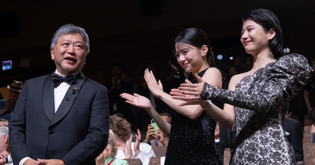「ルックバック」ヴェネツィア公式上映で12分超え拍手、是枝裕和・出口夏希・蒔田彩珠が涙