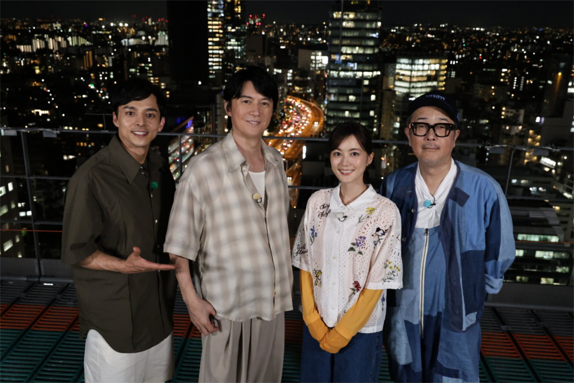 タビフクヤマ」2026年9月24日放送回の様子。左から満島真之介、福山