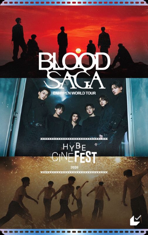 ENHYPEN WORLD TOUR 'BLOOD SAGA'」ムビチケカード ©BELIFT LAB Inc