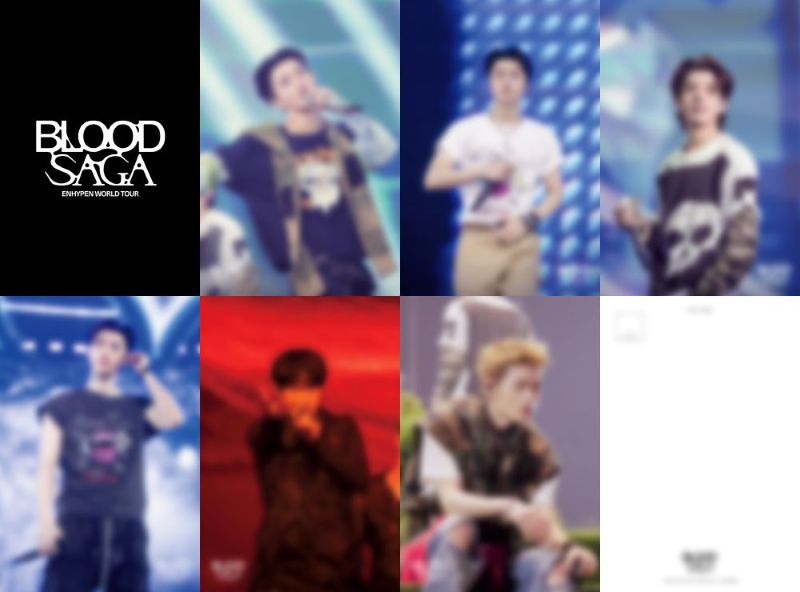 ENHYPEN WORLD TOUR 'BLOOD SAGA'」前売り券特典サンプル画像 ©BELIFT
