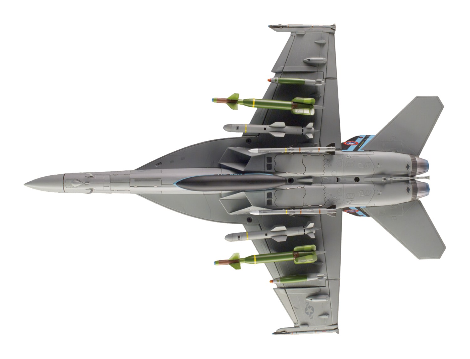 週刊「トップガン マーヴェリック F/A-18E」機体の翼下部に搭載する